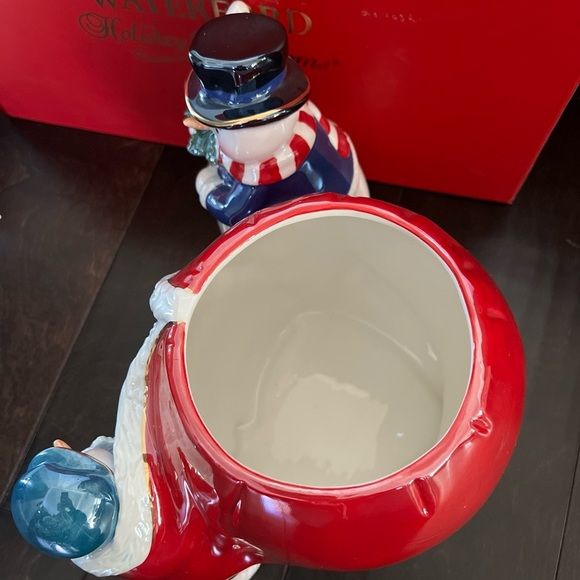 Waterford Heirloom snowman cookie jar EUC - Picture 8 of 12